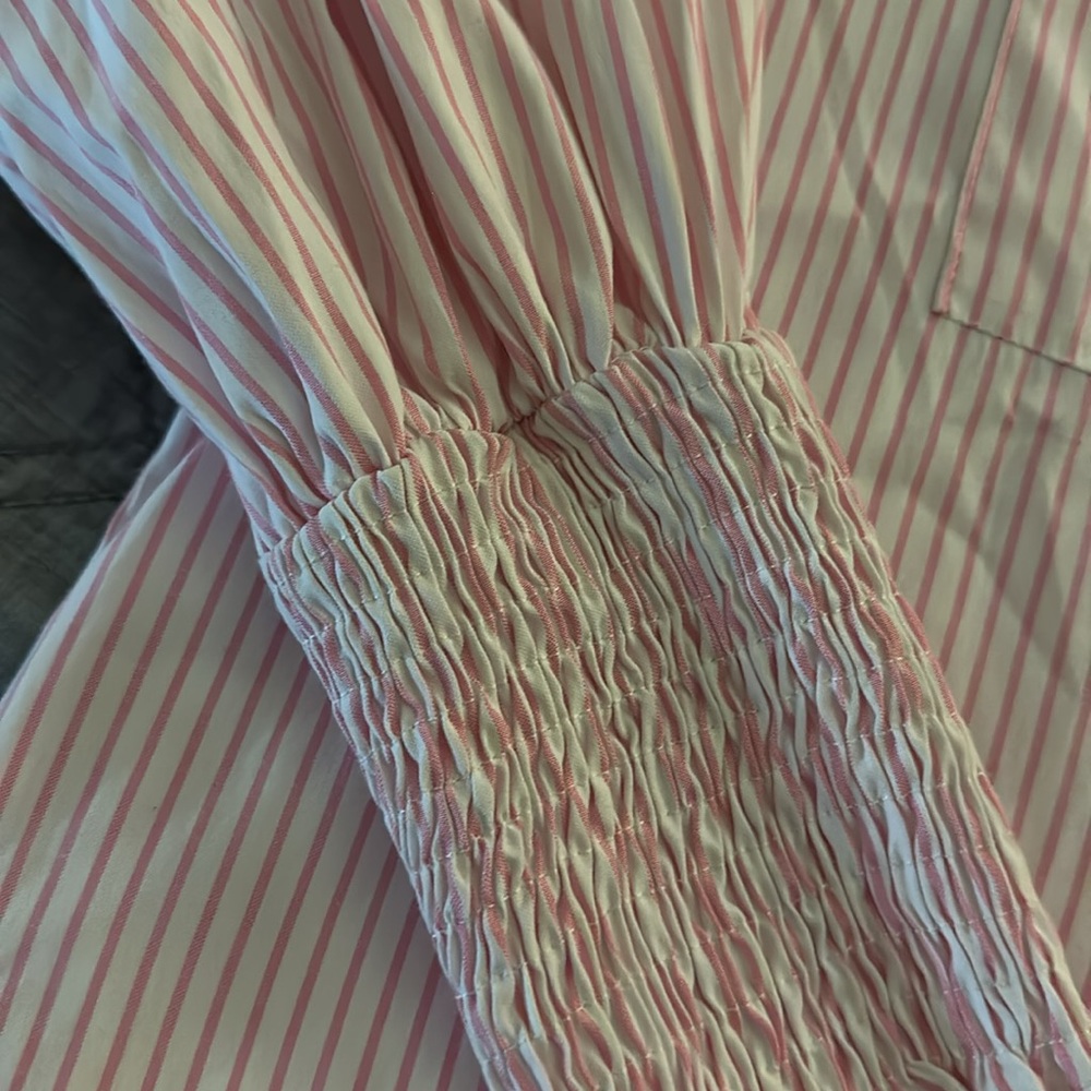 Pink Striped Button-Up Shirt - Picture 6 of 8
